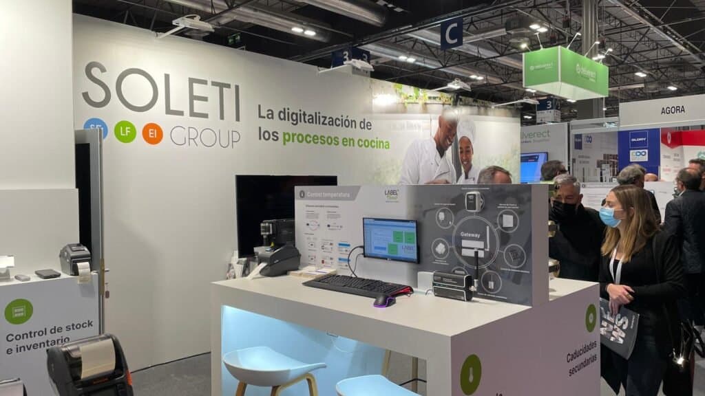 Exhibición de digitalización en procesos de cocina