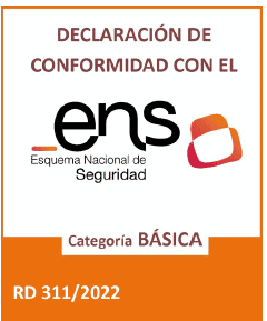 Declaración de conformidad ENS categoría básica